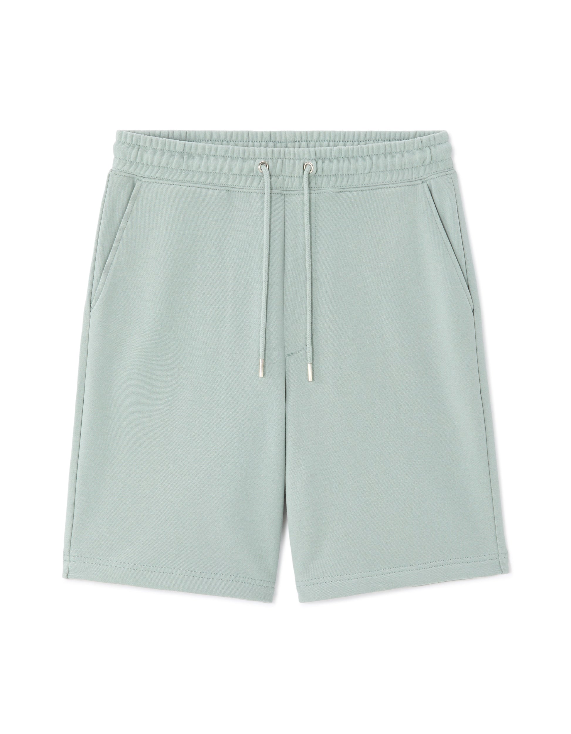 Celio Light Blue 100% Cotton Fleece Shorts - Blue