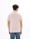 Light Pink Short Sleeves Polo - Celio Lebanon
