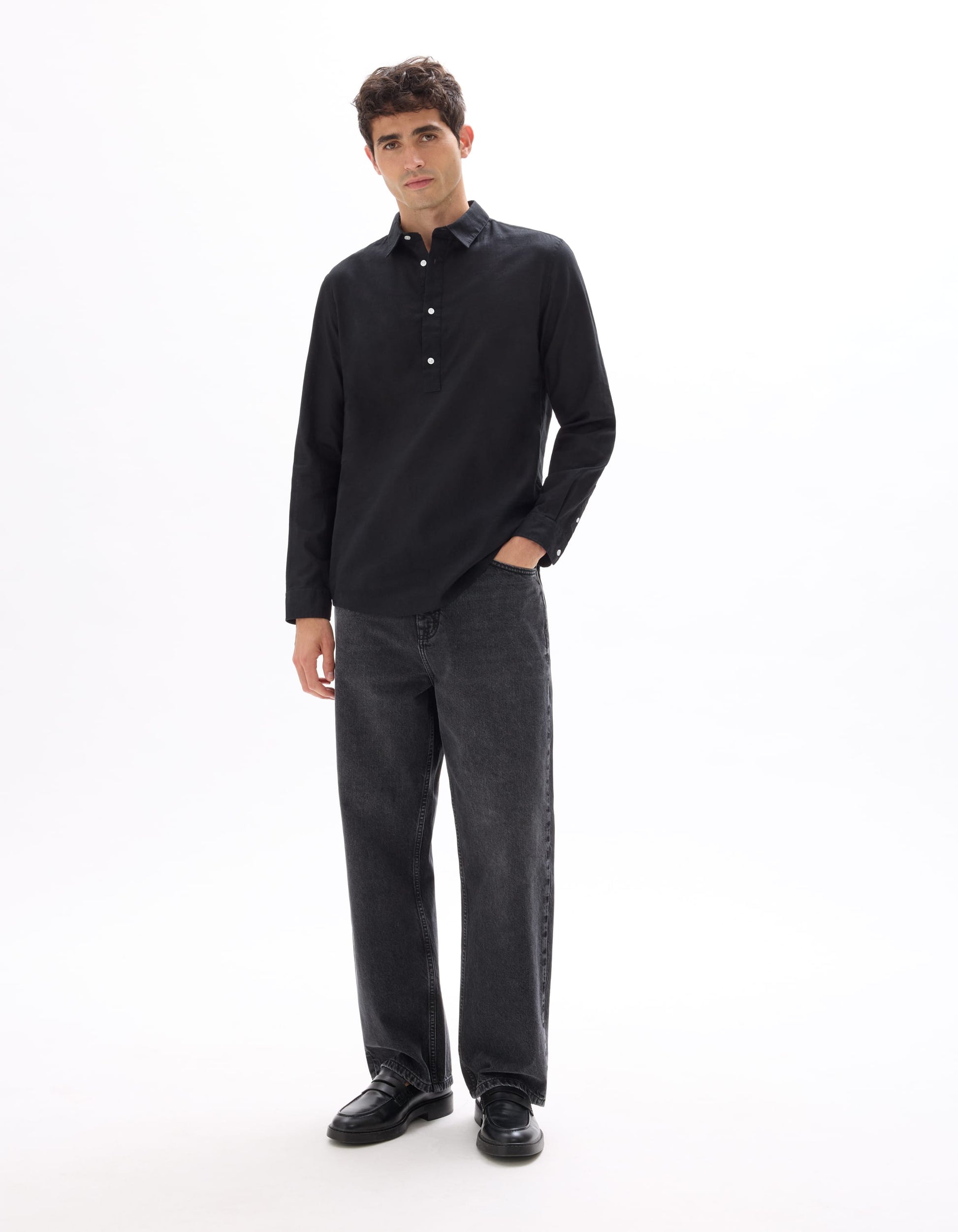 black Long sleeves Shirt