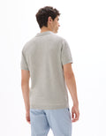 Grey Mel Short Sleeves Polo - Celio Lebanon