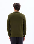 Kaki Crew Neck Jumper - Celio Lebanon