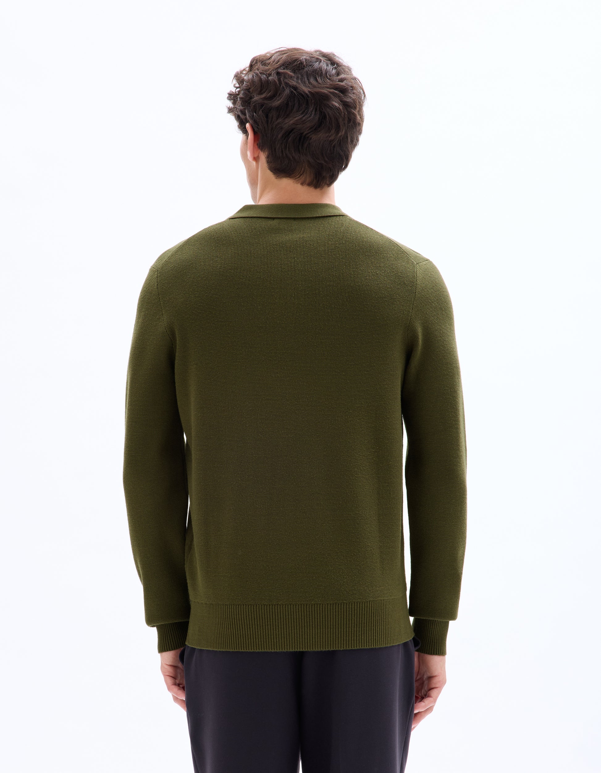 Kaki Crew Neck Jumper - Celio Lebanon