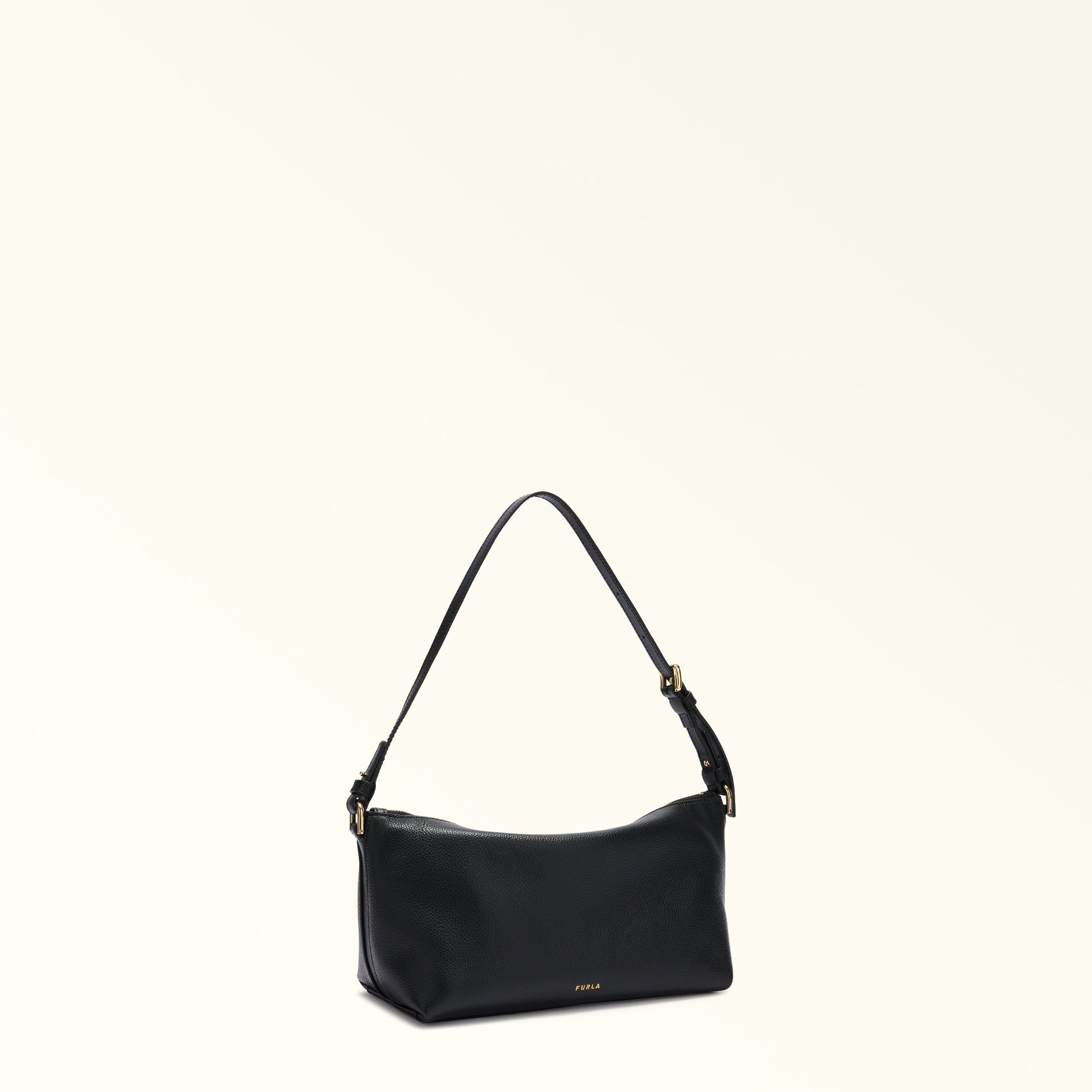 Furla Debby Mini Shoulder Bag Soft in Black - Bags 