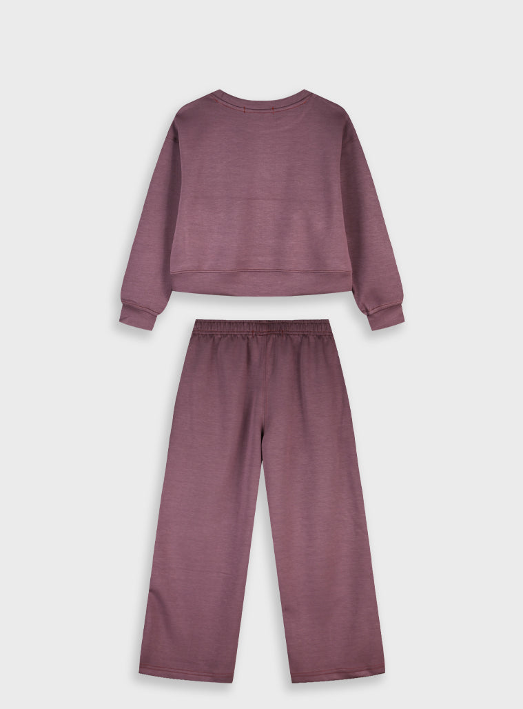 Girl Tracksuit - Wine