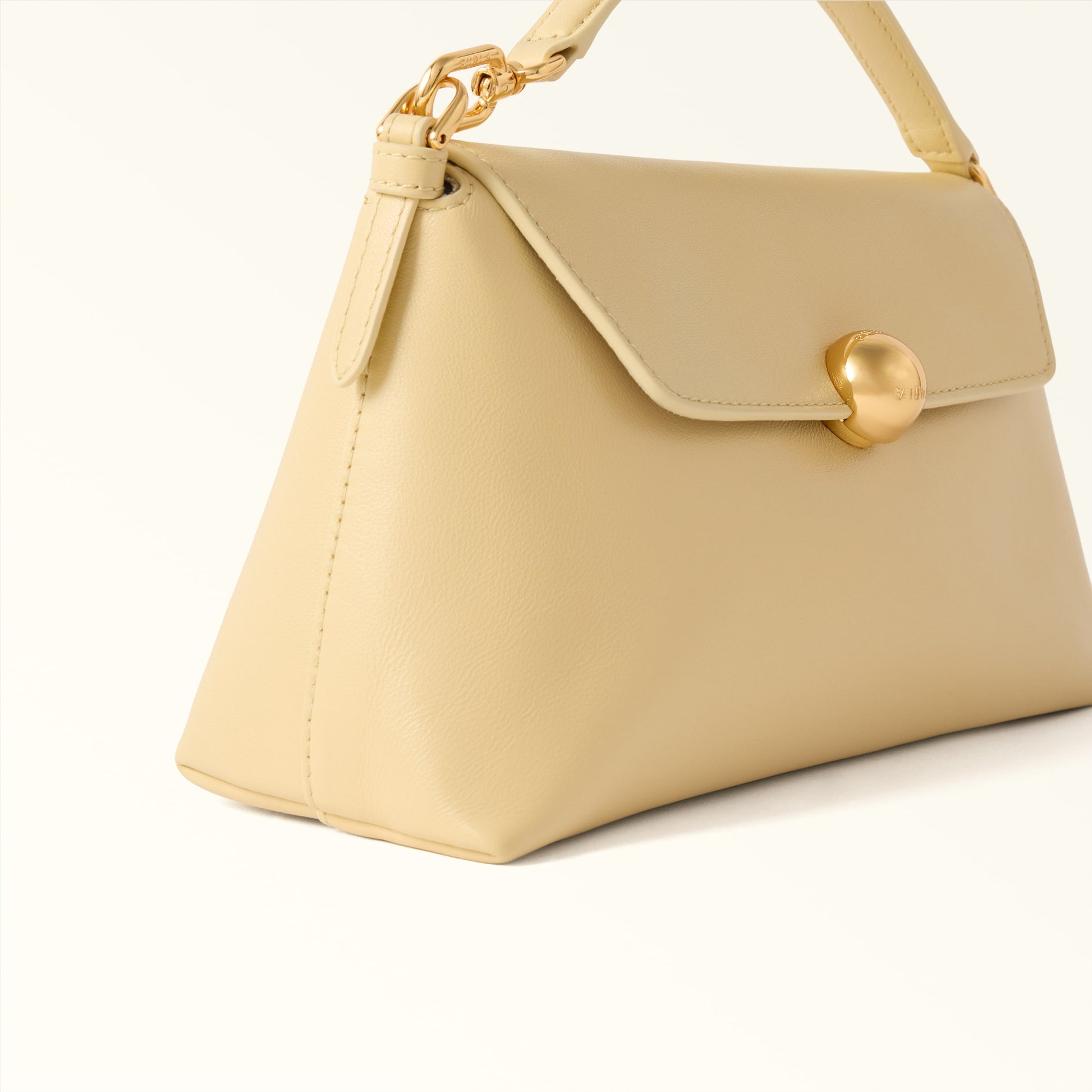 Furla Sfera Soft Mini Crossbody Top Handle in White - Bags 