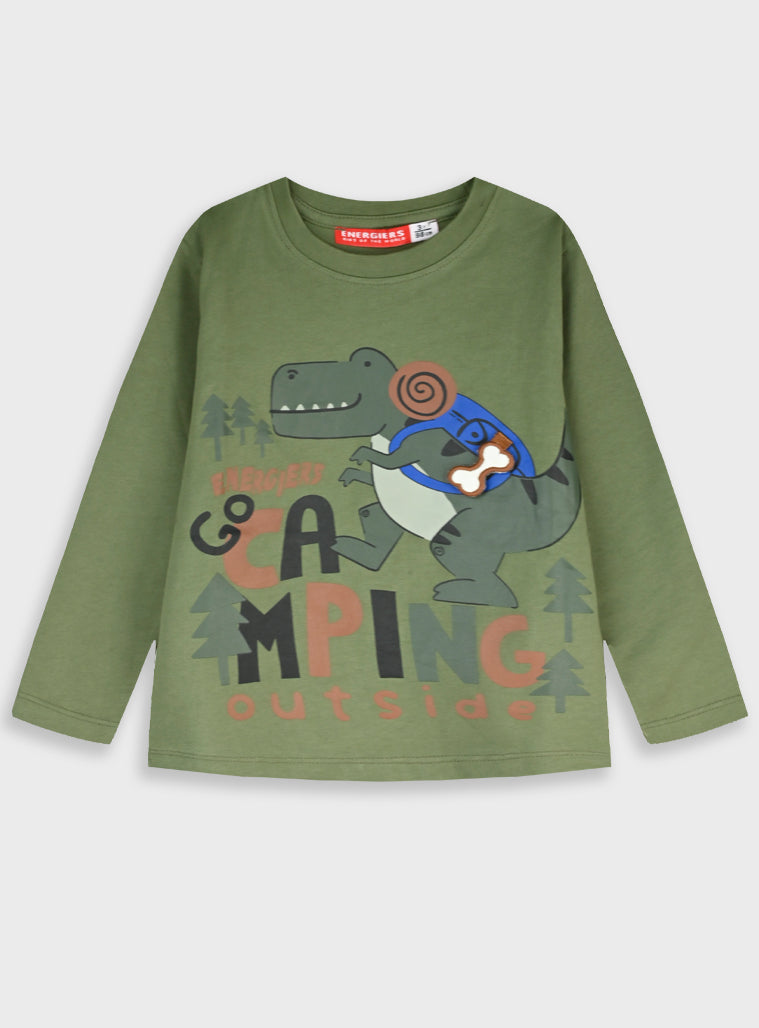 Cotton Boy Blouse - Khaki