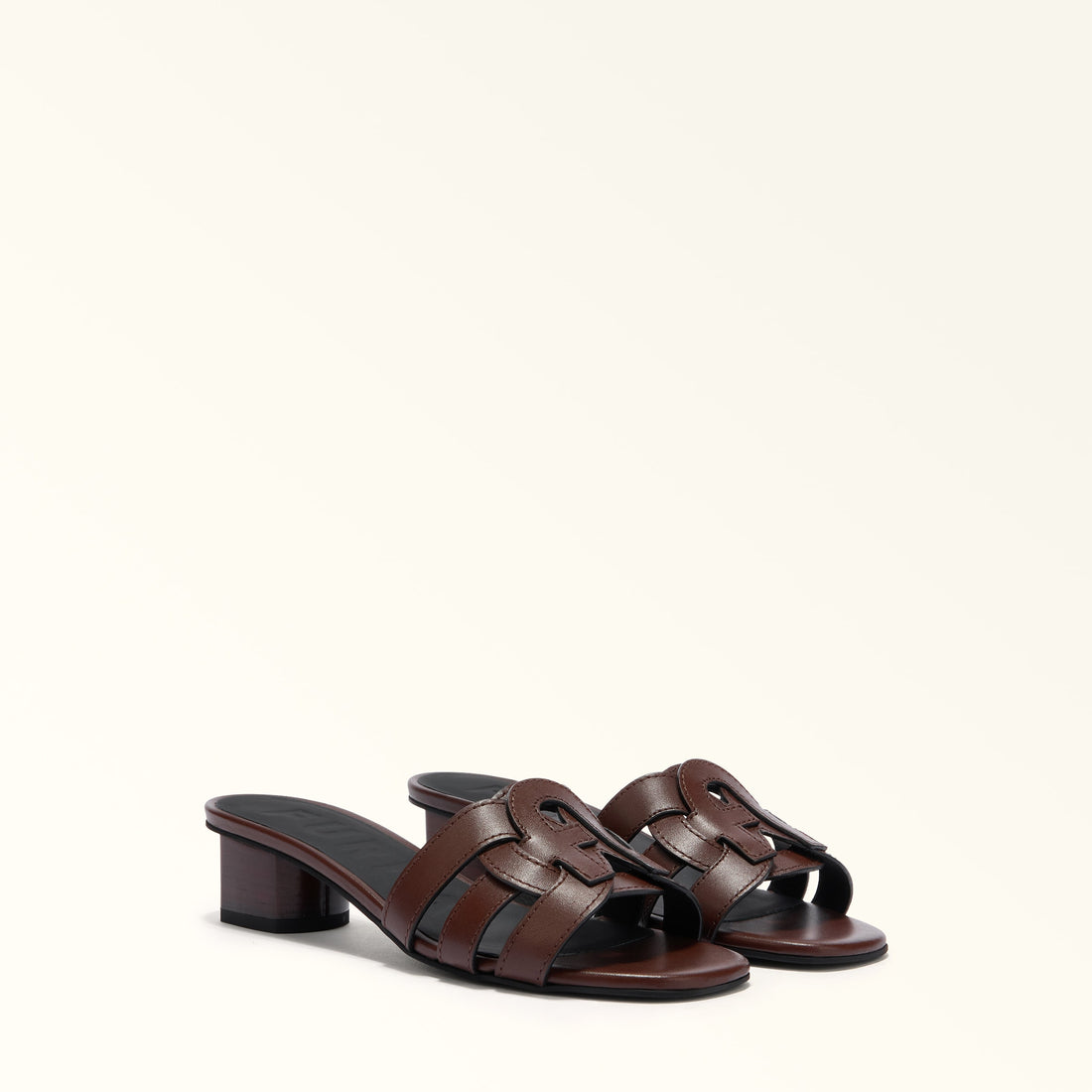 Furla Cilindro Mule Sandal T.50 in Brown - Shoes 
