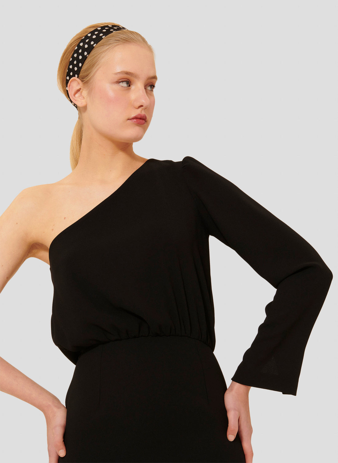Richie Black Crepe Dress Tara Jarmon