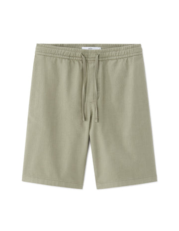 Textured 100% Cotton Khaki Bermuda Shorts Celio