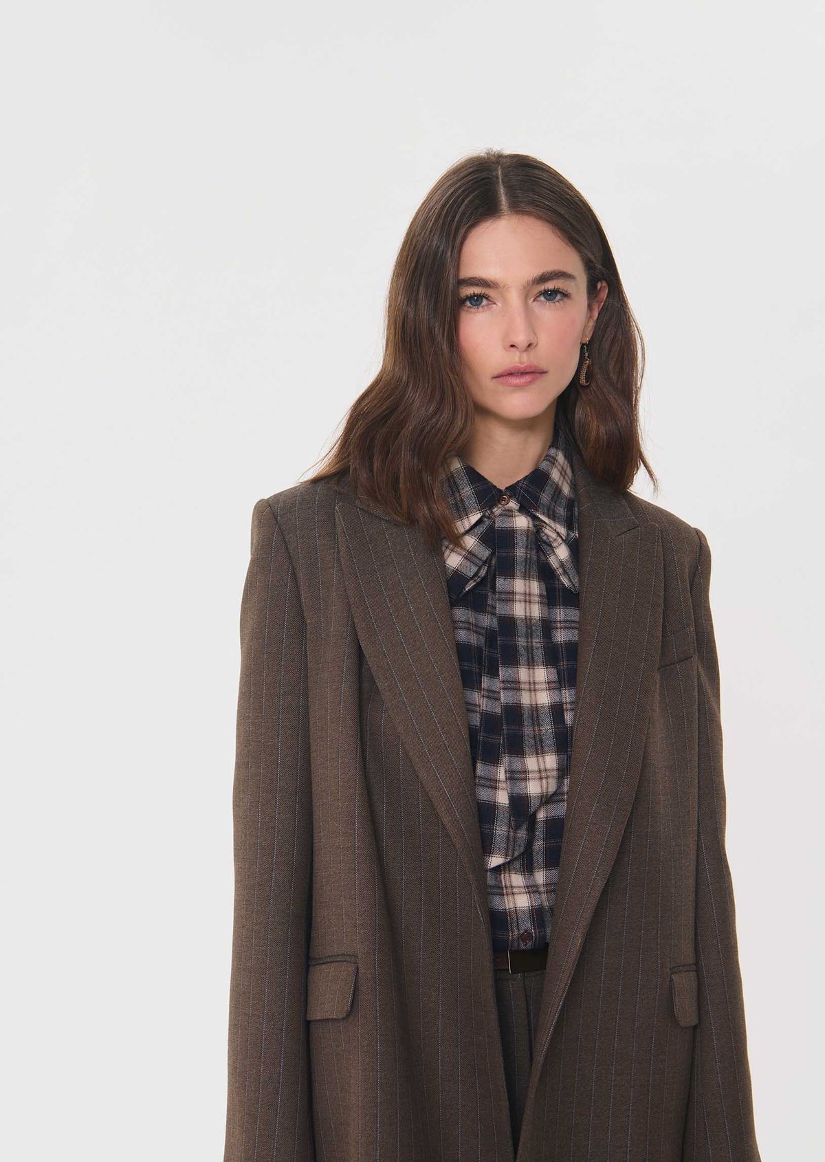 Virginie vest in brown by Tara Jarmon