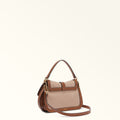 Furla Flow Mini Top Handle in Brown - Bags 