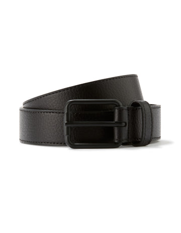 Celio Cattle Leather Belt - Black