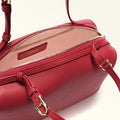Furla Double S Boston  Bag In Leather