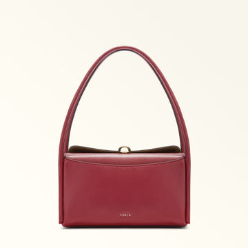 Furla Nicole M Boston  Bag In Leather