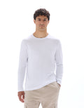 TEBASEML OPTICAL WHITE LS TSHIRT - Celio lebanon