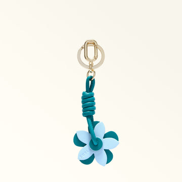 Furla Allegra Keyring Flower in Blue - Charms 