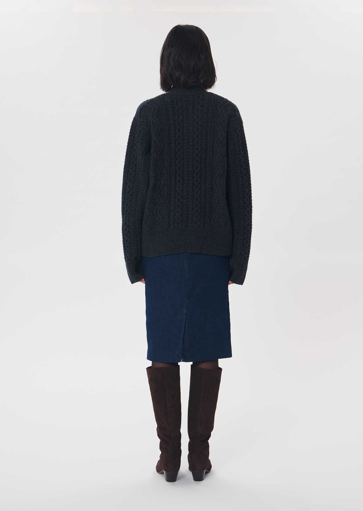 Gilou cardigan in grey by Tara Jarmon