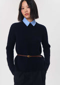 Pilou sweater in navy by Tara Jarmon
