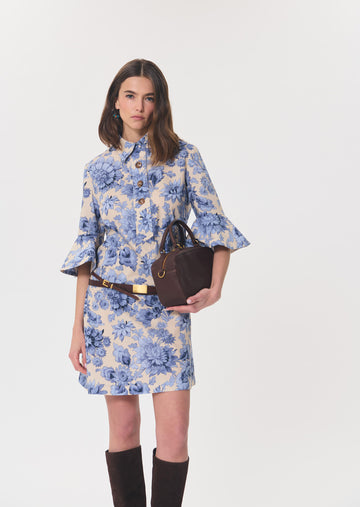 Roselia dress in off white cotton by Tara Jarmon