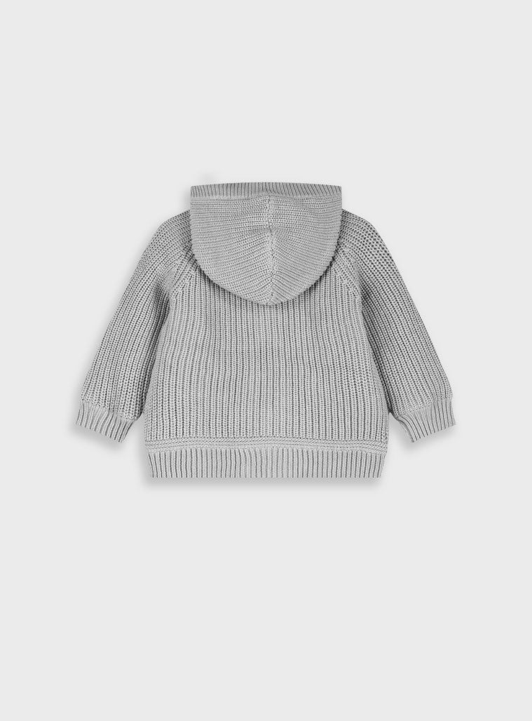  Grey Infant'S Cardigan For Boy