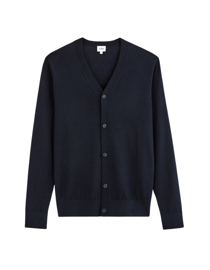 FEMERI NAVY CARDIGAN Celio