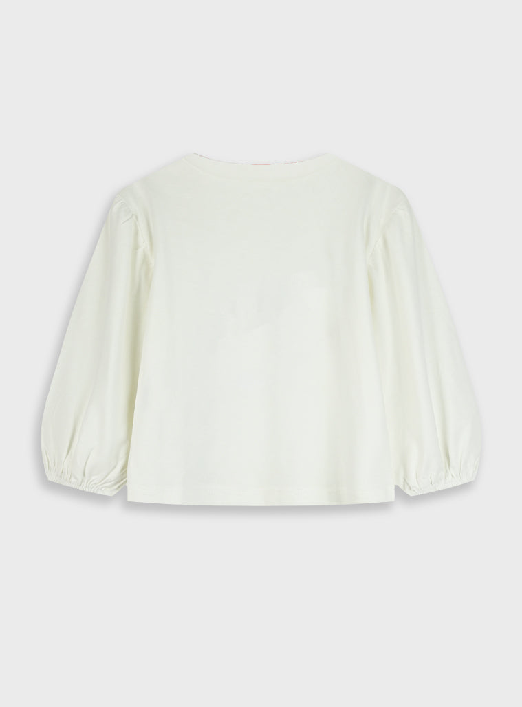 Cotton Girl Blouse - Ecru