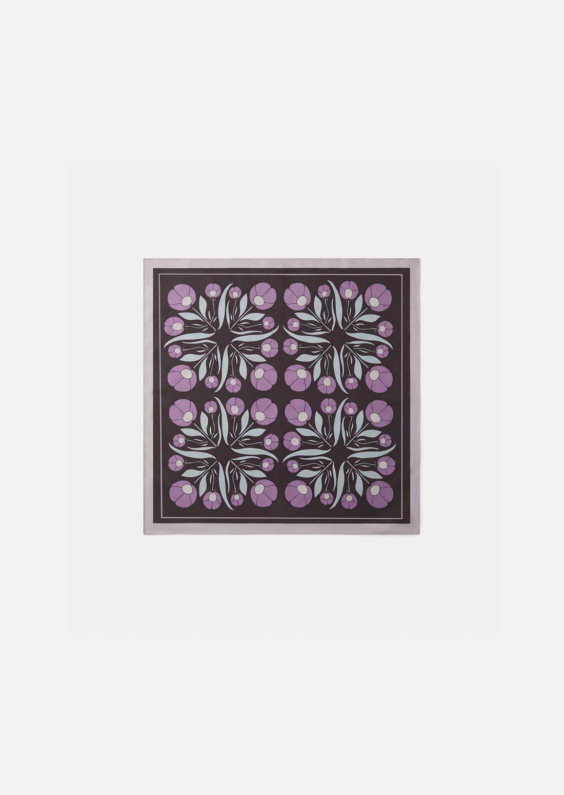 Elena scarf in purple silk by Tara Jarmon