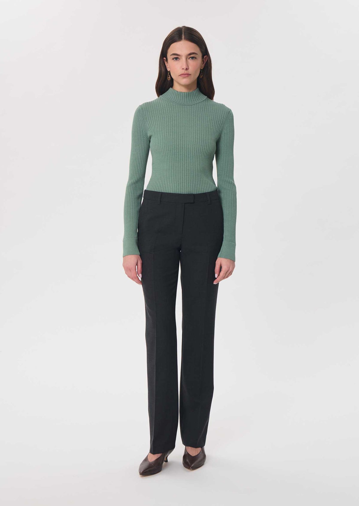 Paolino trousers in grey by Tara Jarmon