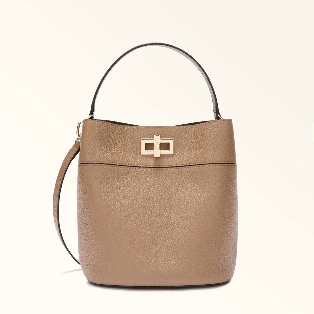 Furla Amelia M Bucket Bag in Brown - Bags 