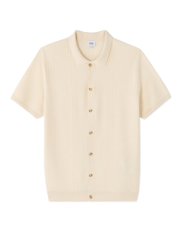 Ecru Short Sleeves Shirt - Celio Lebanon