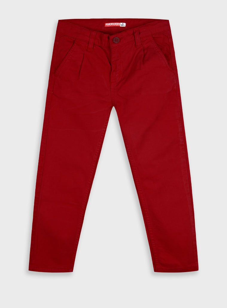 Children's Burgundy Trousers For Boy