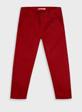 Children's Burgundy Trousers For Boy