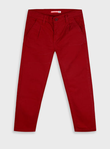 Children's Burgundy Trousers For Boy