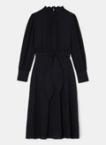 Rowen midnight blue crepe dress by Tara Jarmon Lebanon