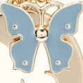 Furla Crystal Keyring Butterfly in Blue - Charms 