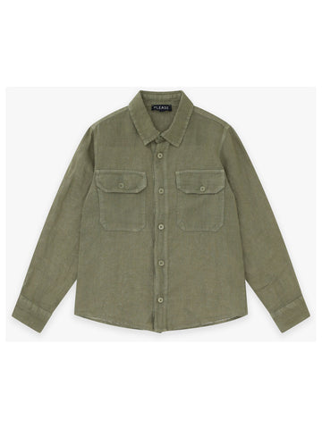 green shirt SHIRT KHABBAZ