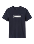 Celio Regular Fit Crew Neck 100% Cotton Daddy Print T-Shirt - Navy