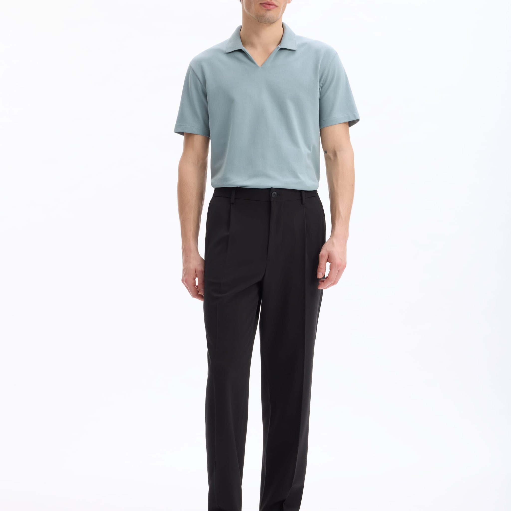 vert de gris Short sleeves Polo