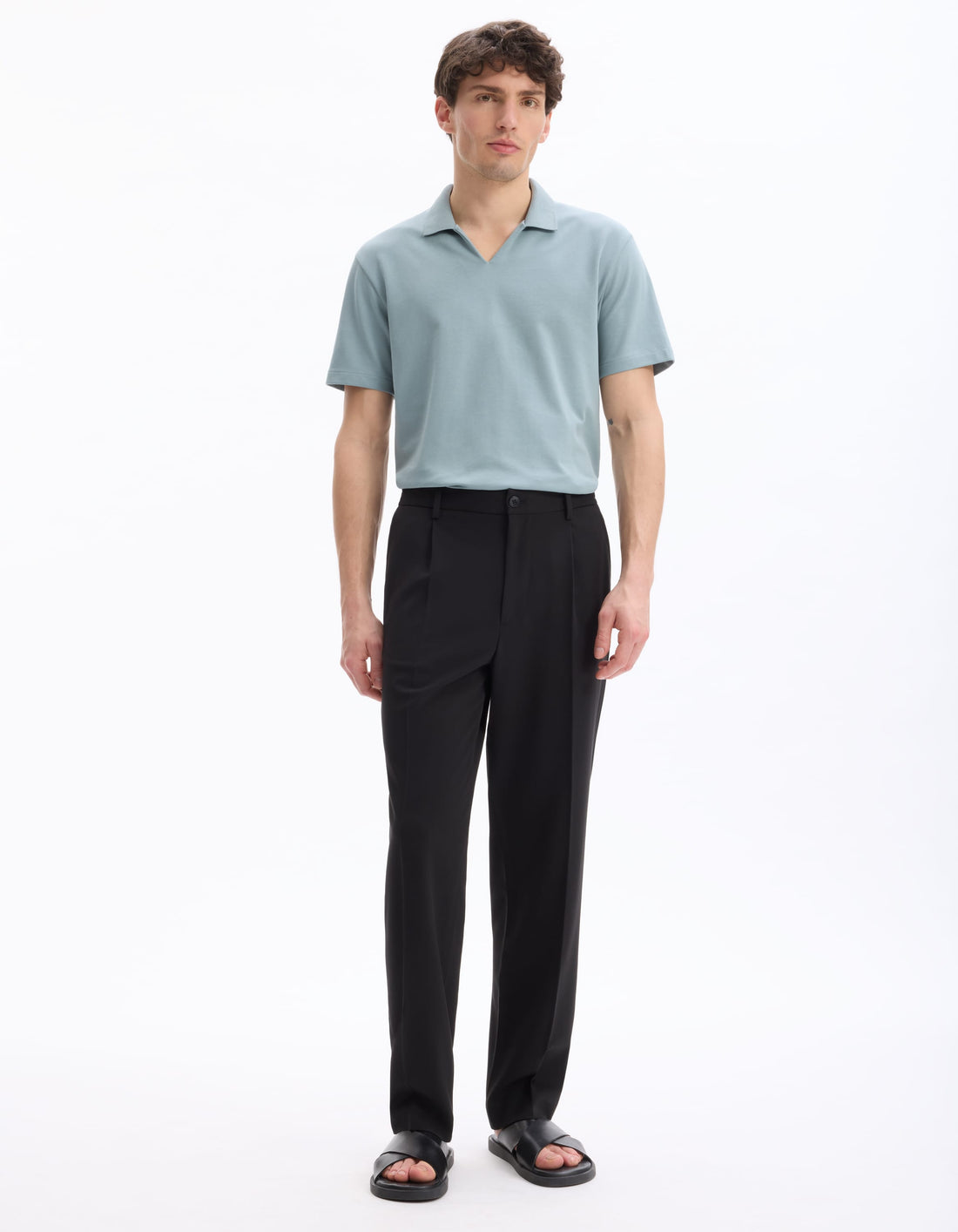 vert de gris Short sleeves Polo
