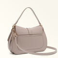 Furla Flow M Top Handle in White - Bags 
