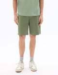 Celio Cotton Blend Bermuda - Green