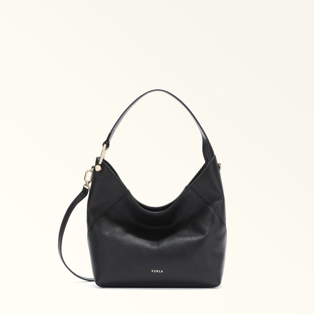 Furla Lara S Hobo Bag In Leather