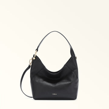 Furla Lara S Hobo Bag In Leather