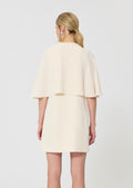 dress in yellow fluid crepe