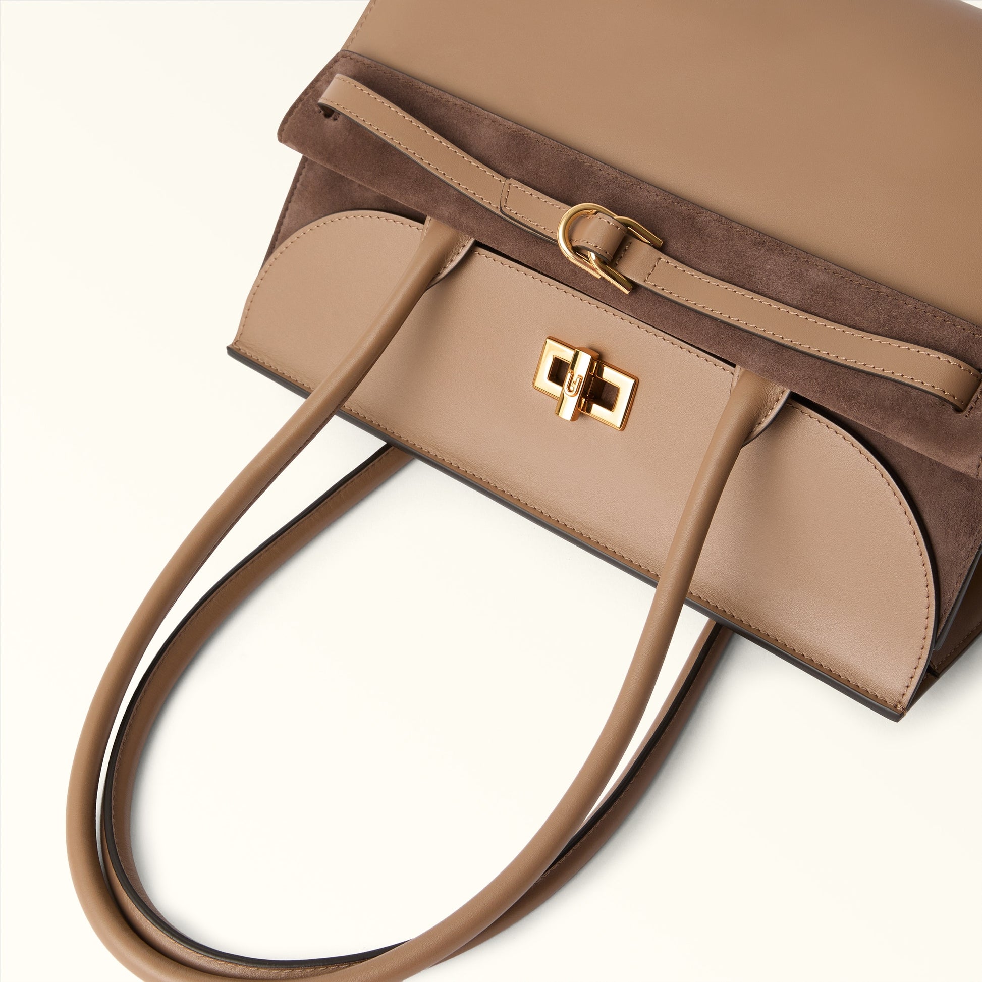 Furla Greta L Tote in Brown - Bags 