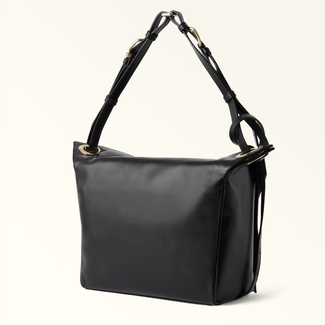 Furla Ginevra M Shoulder Bag in Black - Bags 