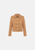 jacket in beige cotton garbardine
