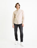 Beige Long Sleeves Shirt - Celio Lebanon