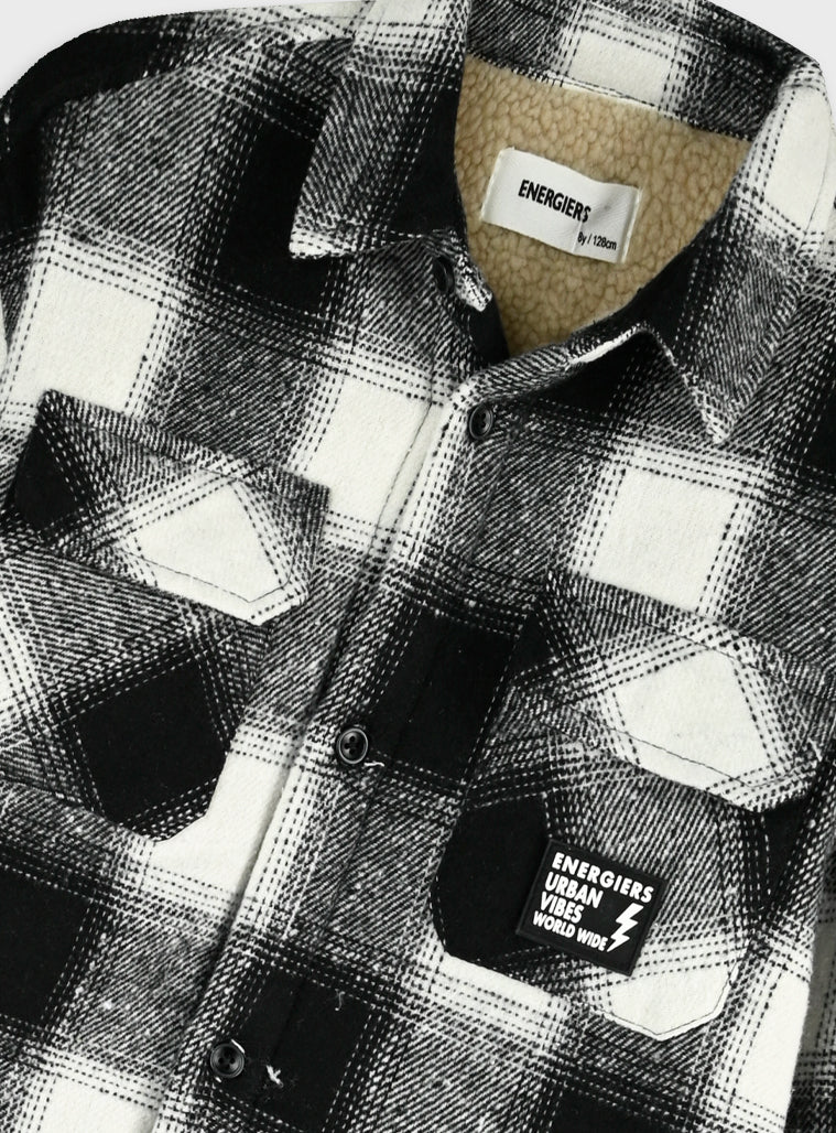 Boy Cardigan - Check