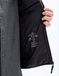 Black Puffy Jacket - Celio Lebanon
